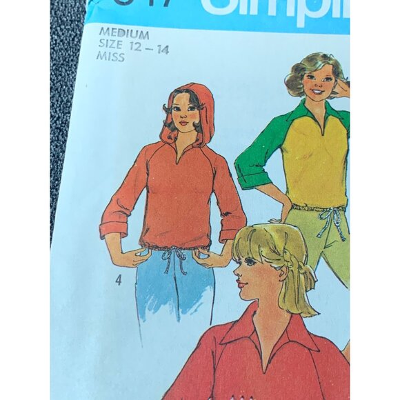 Simplicity Misses Top Sewing Pattern sz 12-14 7847 - uncut - Picture 3 of 9